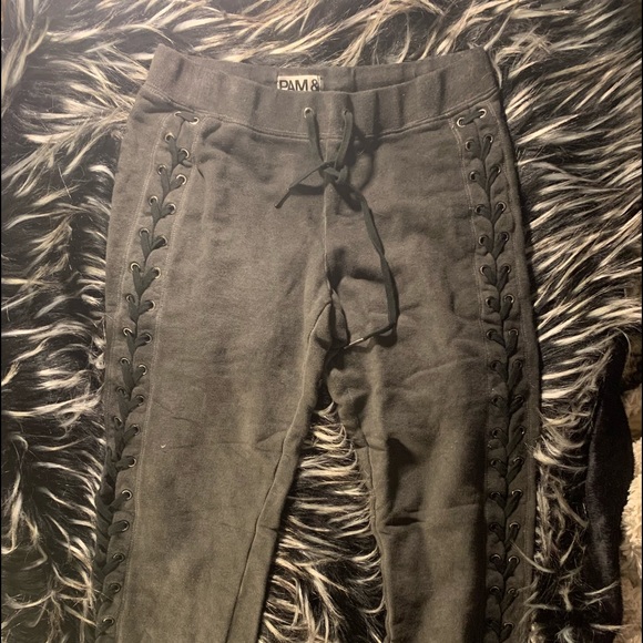 Clearance! Pam & Gela Designer sweat pants. - Picture 2 of 7